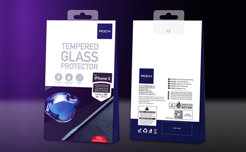 Tempered glass packaging design